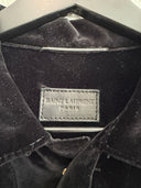A/W 2016 SAINT LAURENT ‘MUSIC NOTE’ VELVET TRUCKER JACKET
