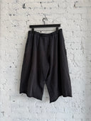 BALENCIAGA 3/4 DISTRESSED SWEAT SHORTS