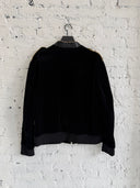 F/W 2016 SAINT LAURENT VELVET NAPOLEON JACKET
