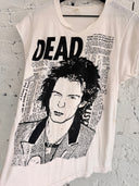 1980s SID VICIOUS ‘DEAD’ CUTOFF SHIRT