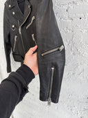 F/W 2015 SAINT LAURENT ‘D-RING’ LEATHER JACKET