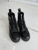 BALENCIAGA BLACK LEATHER ‘STRIKE’ BOOT