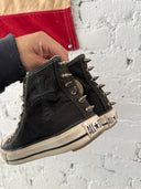 CHROME HEARTS CONVERSE W/SPIKES & CROSS PATCH