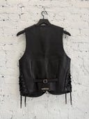 CHROME HEARTS LEATHER VEST