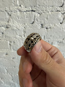 CHROME HEARTS FLORAL KEEPER RING