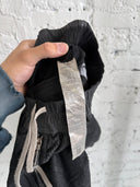 RICK OWENS WAXED CORDUROY CARGO SHORTS