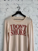 2006 MAISON MARGIELA ‘I DON’T SMOKE’ L/S TEE