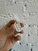 CHROME HEARTS ‘CEMETERY CROSS’ DOG TAG