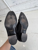 SAINT LAURENT SUEDE WYATT BOOTS