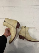 SAINT LAURENT LUKAS PYTHON BOOTS