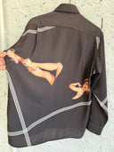 A/W 2001 YOHJI YAMAMOTO ‘CONCERTINA’ BUTTON UP SHIRT