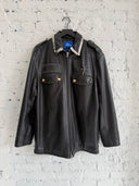 MARKING DISTANCE ‘POLICE’ LEATHER JACKET