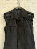 A/W 2003 DIOR ‘LUSTER’  MOLESKIN NAPOLEON VEST