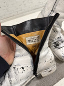 2002 MAISON MARTIN MARGIELA PAINTED SQUARE TOE BOOTS