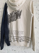 RAF BY RAF SIMONS RAGLAN ZIP UP HOODIE