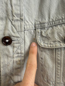 A/W 2013 MAISON MARGIELA FUR COLLAR DENIM JACKET