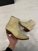 SAINT LAURENT LUKAS PYTHON BOOTS