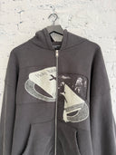 S/S 2025 ERD ‘HOLY BIBLE’ ASSEMBLAGE ZIP UP