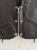 CHROME HEARTS LEATHER VEST