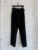 ANN DEMEULEMEESTER PLEATED SUIT TROUSERS