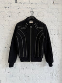 A/W 2015 YSL ‘ZIPPER TRACK’ WOOL BOMBER