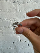 CHROME HEARTS ‘BABY FLORAL’ PAVE DIAMOND RING