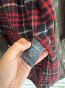2017 SAINT LAURENT WAXED RUCHED SLEEVE PARKA
