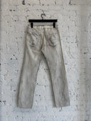 S/S 2006 DIOR HOMME WHITE PAINTED DENIM