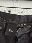 2005 DIOR HOMME WASHED BLACK ‘CLAWMARK’ DENIM