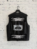 MARKING DISTANCE ‘SMOKER’ LEATHER VEST