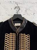 F/W 2016 SAINT LAURENT VELVET NAPOLEON JACKET