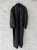 BALENCIAGA LEATHER MOTO TRENCH