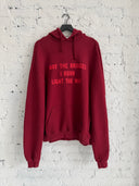 A/W 2017 VETEMENTS ‘MAY THE BRIDGES I BURN LIGHT THE WAY’ HOODIE