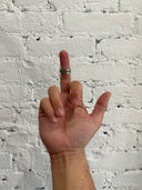CHROME HEARTS TINY CROSS RING