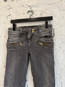 BALMAIN BIKER DENIM