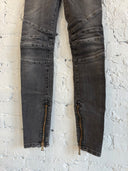 BALMAIN BIKER DENIM