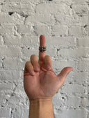 CHROME HEARTS DOUBLE FLORAL RING