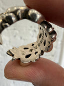 CHROME HEARTS DOUBLE FLORAL RING